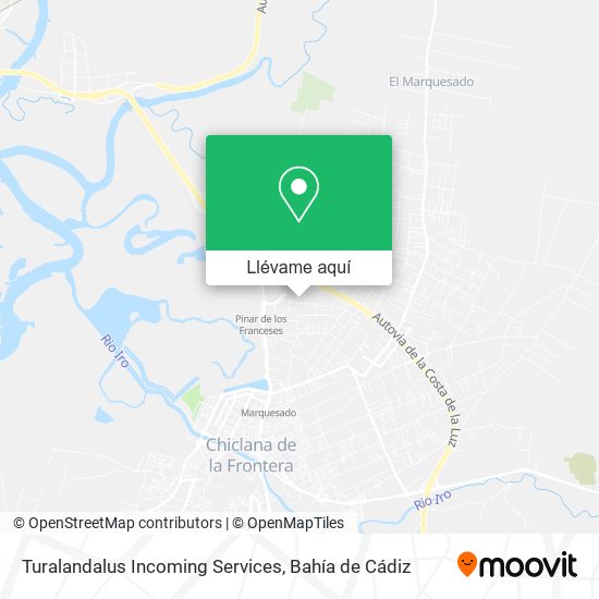 Mapa Turalandalus Incoming Services