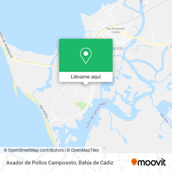 Mapa Asador de Pollos Camposoto