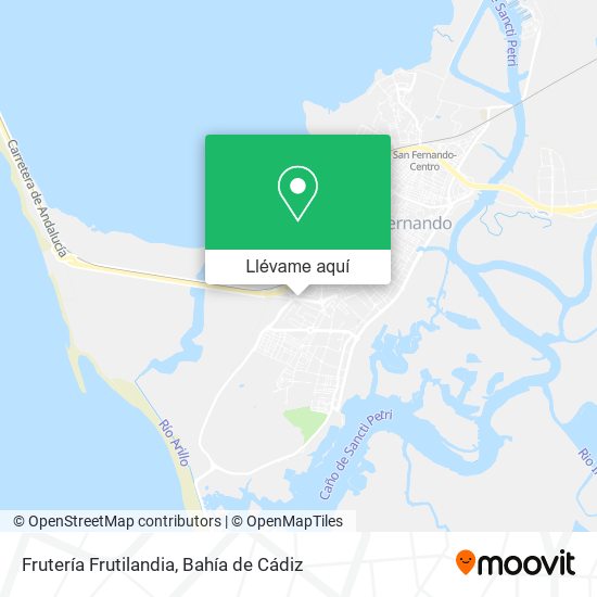 Mapa Frutería Frutilandia