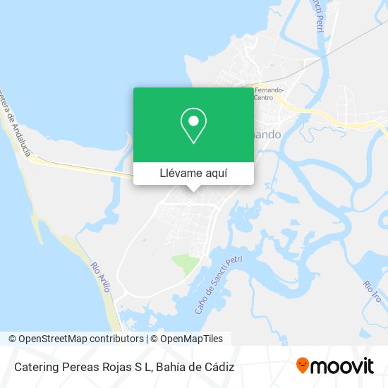 Mapa Catering Pereas Rojas S L