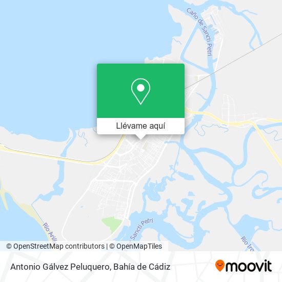 Mapa Antonio Gálvez Peluquero