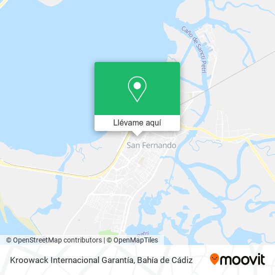 Mapa Kroowack Internacional Garantía