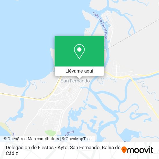 Mapa Delegación de Fiestas - Ayto. San Fernando