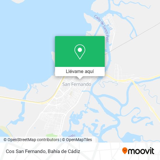 Mapa Cos San Fernando