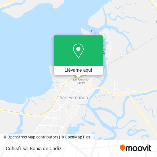 Mapa Cohisfrisa
