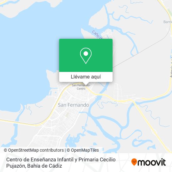 Mapa Centro de Enseñanza Infantil y Primaria Cecilio Pujazón