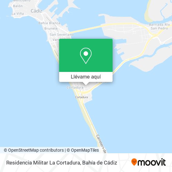 Mapa Residencia Militar La Cortadura