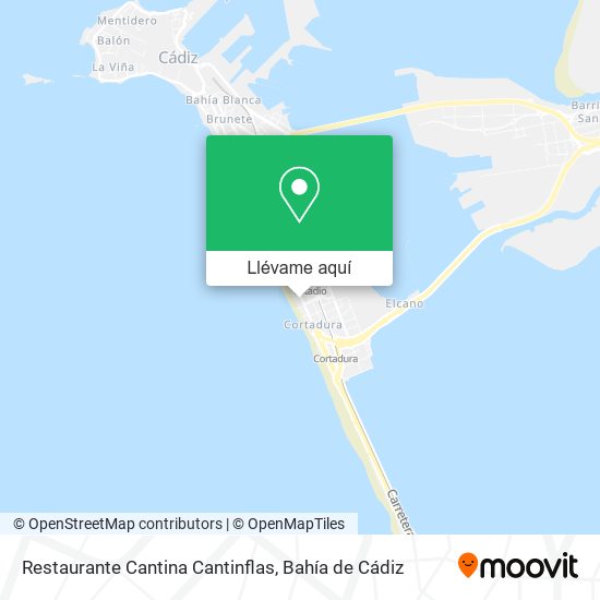 Mapa Restaurante Cantina Cantinflas