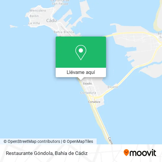 Mapa Restaurante Góndola