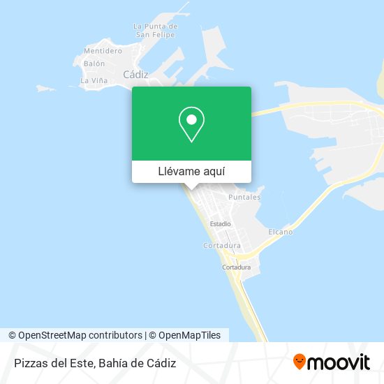 Mapa Pizzas del Este