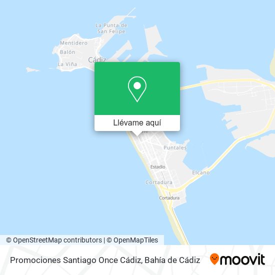 Mapa Promociones Santiago Once Cádiz