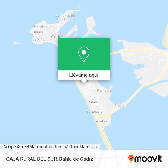 Mapa CAJA RURAL DEL SUR