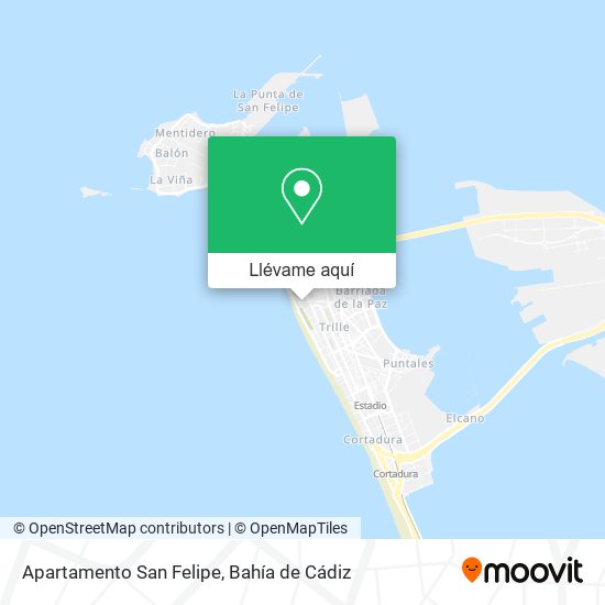 Mapa Apartamento San Felipe