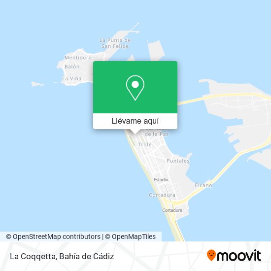 Mapa La Coqqetta