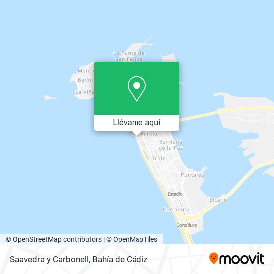 Mapa Saavedra y Carbonell