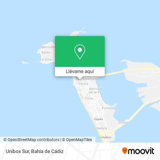 Mapa Unibox Sur