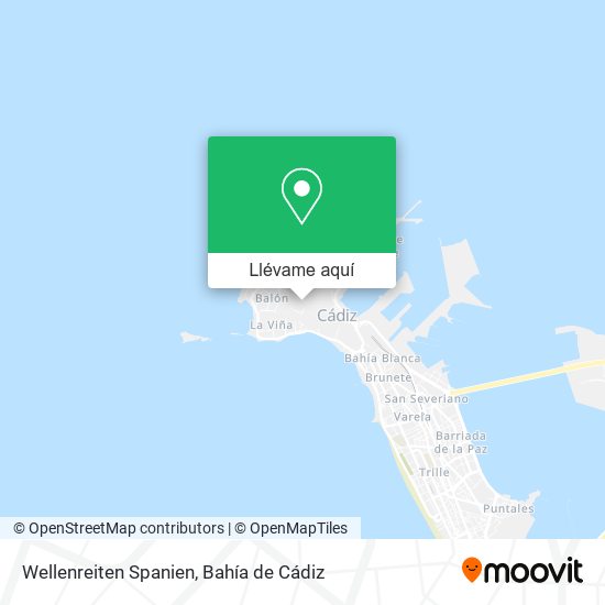 Mapa Wellenreiten Spanien