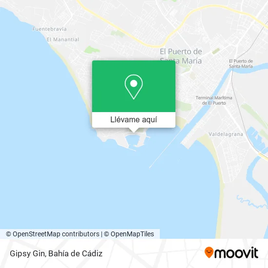 Mapa Gipsy Gin