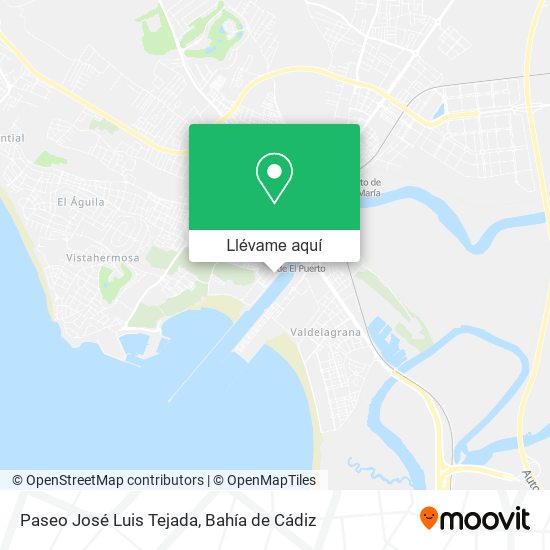 Mapa Paseo José Luis Tejada