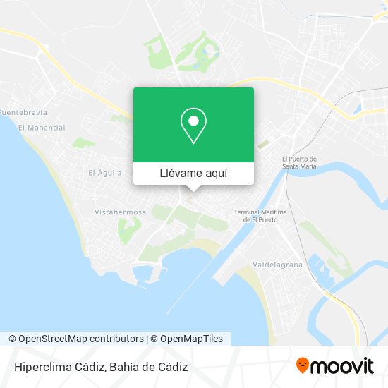 Mapa Hiperclima Cádiz