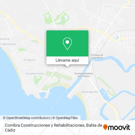 Mapa Combra Construcciones y Rehabilitaciones