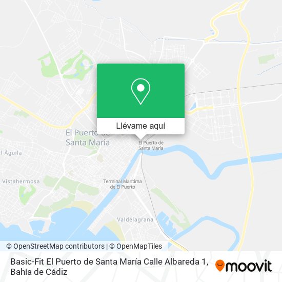 Mapa Basic-Fit El Puerto de Santa María Calle Albareda 1