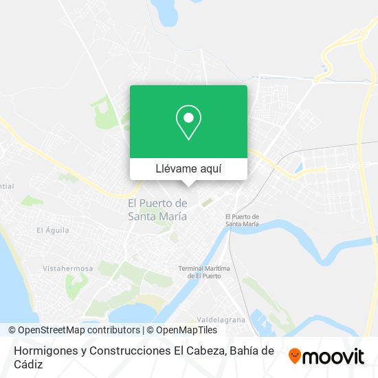 Mapa Hormigones y Construcciones El Cabeza
