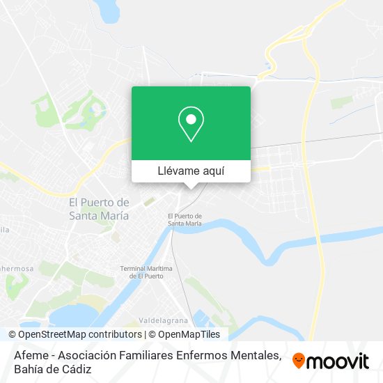 Mapa Afeme - Asociación Familiares Enfermos Mentales