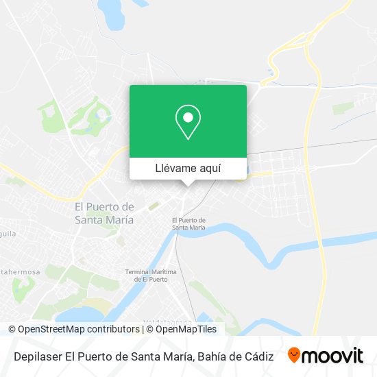 Mapa Depilaser El Puerto de Santa María