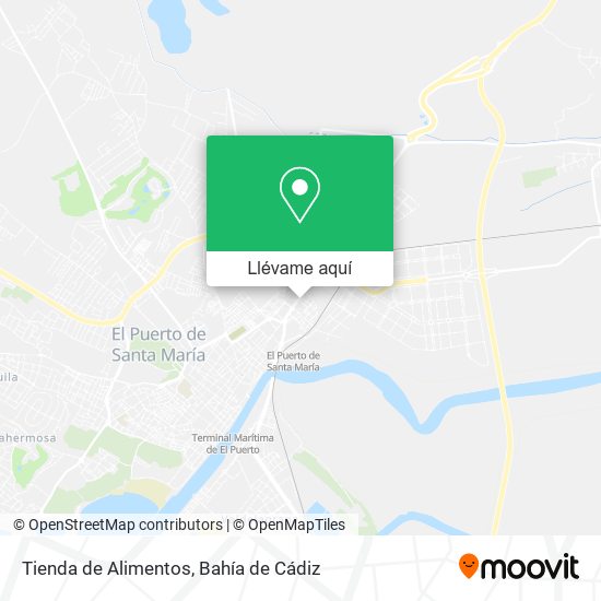 Mapa Tienda de Alimentos