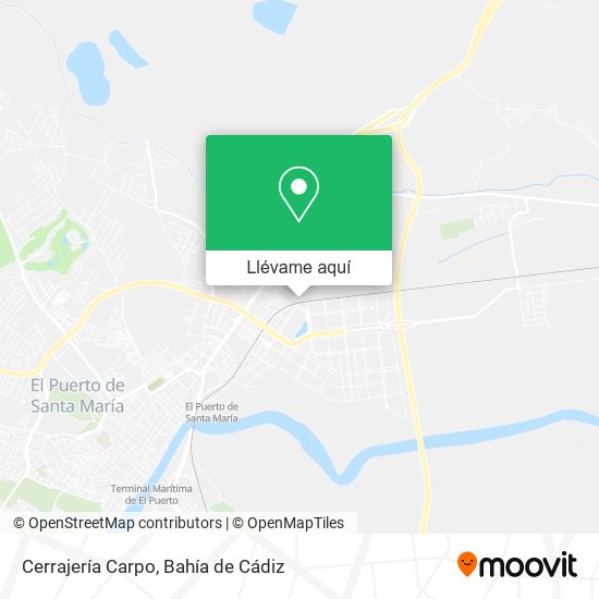 Mapa Cerrajería Carpo