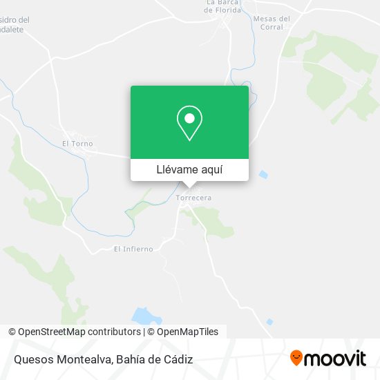 Mapa Quesos Montealva