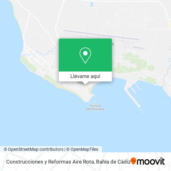 Mapa Construcciones y Reformas Aire Rota