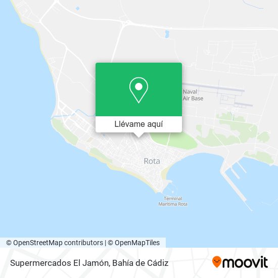 Mapa Supermercados El Jamón