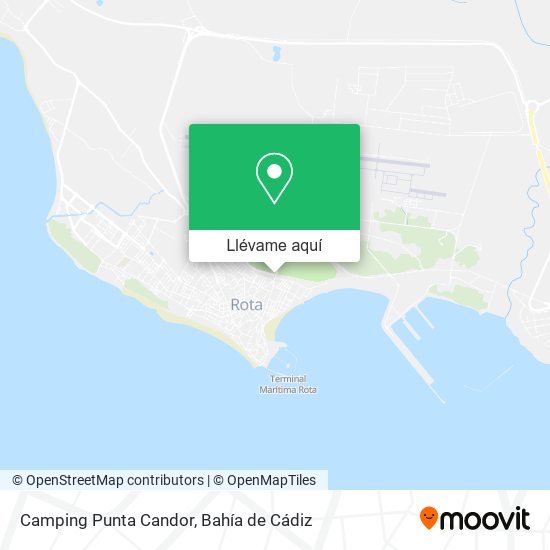 Mapa Camping Punta Candor