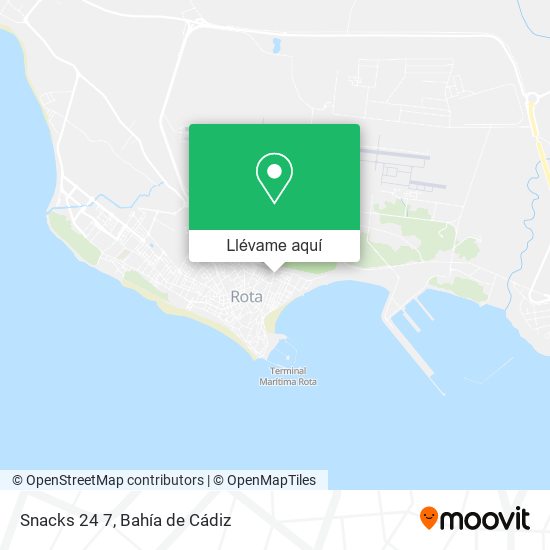 Mapa Snacks 24 7