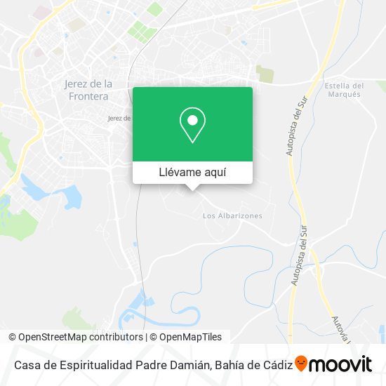 Mapa Casa de Espiritualidad Padre Damián