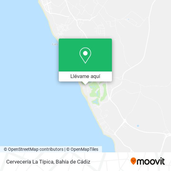 Mapa Cervecería La Típica