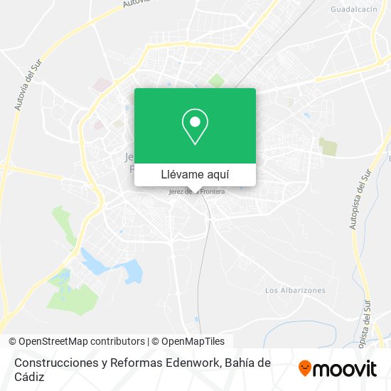 Mapa Construcciones y Reformas Edenwork