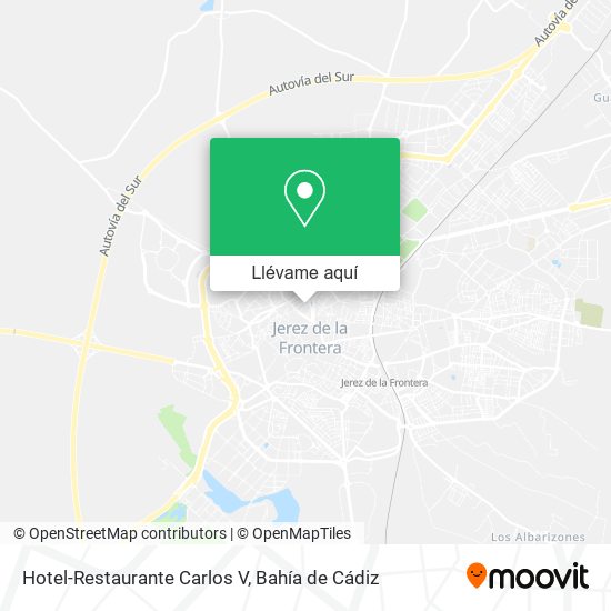 Mapa Hotel-Restaurante Carlos V