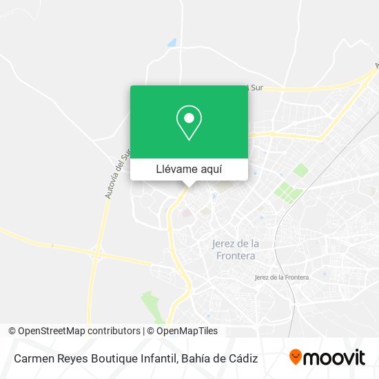 Mapa Carmen Reyes Boutique Infantil