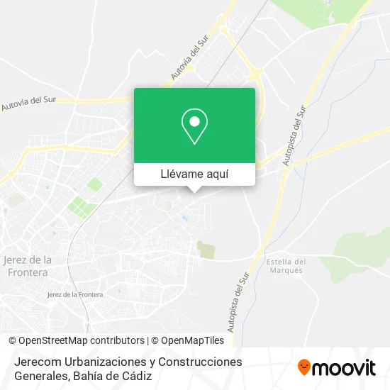 Mapa Jerecom Urbanizaciones y Construcciones Generales