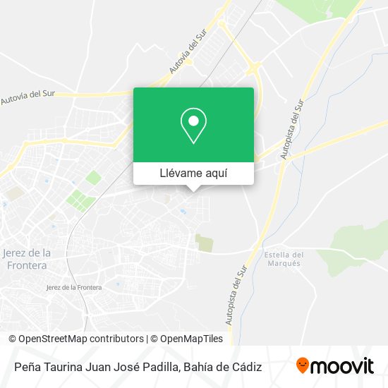 Mapa Peña Taurina Juan José Padilla