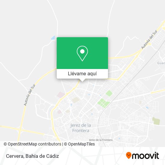 Mapa Cervera