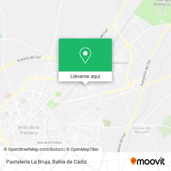 Mapa Pastelería La Bruja