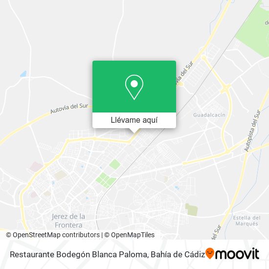 Mapa Restaurante Bodegón Blanca Paloma