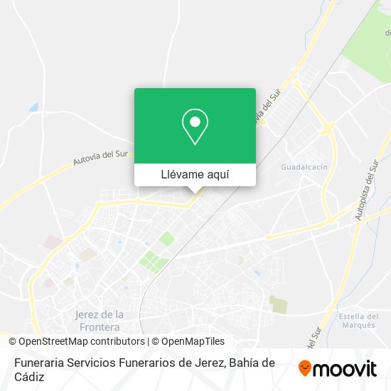 Mapa Funeraria Servicios Funerarios de Jerez