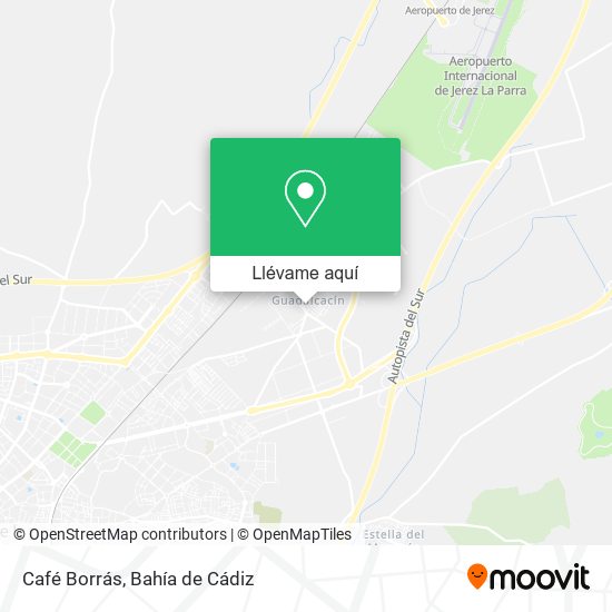 Mapa Café Borrás