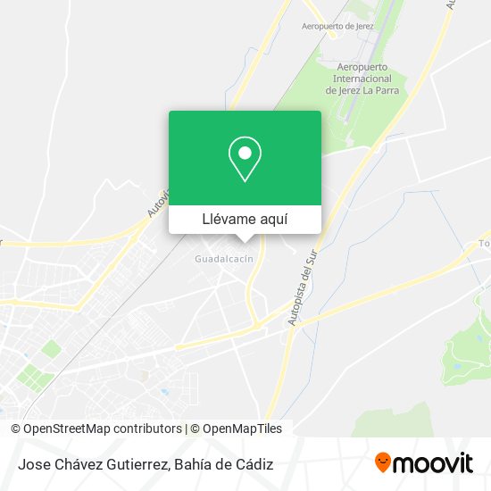 Mapa Jose Chávez Gutierrez
