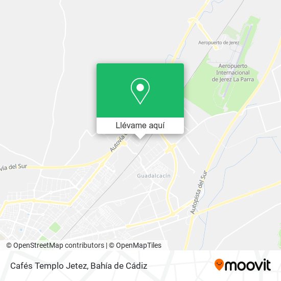 Mapa Cafés Templo Jetez